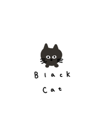 White and black cat.