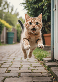 Cats run wild #JYVbB025.