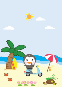 Simple sea penguin theme (JP)