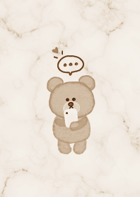 Smartphone, Bear and Marble brown03_2
