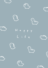 ไดโนเสาร์ตัวเล็ก. gray mint