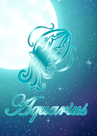 -Aquarius Clover Moon right blue-