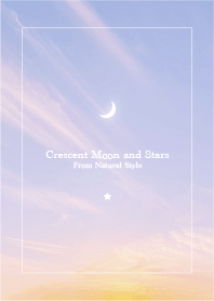 Crescent moon and stars #61