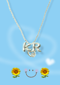 イニシャル35 K&R 向日葵