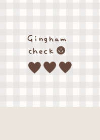 ginghamcheck brown