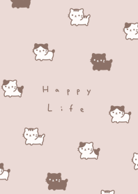 .小貓咪. pink beige