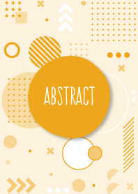 Abstract Geo White Yellow 3