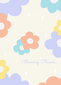 Blooming Flowers - Purple