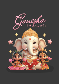 Ganesha & Lakshmi : Money and Love Black
