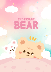 ครัวซองต์แบร์ ตัวกลม คาวาอิ ธีมนางฟ้า