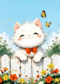 Cute Cat and Beautiful Nature V.26