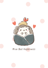 Hedgehog&Onigiri:white dot
