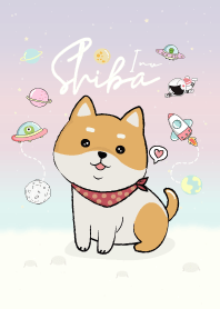 Shiba Inu dog. Ver.Pastel
