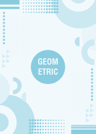 Complex Geometric Cornflower Blue 2