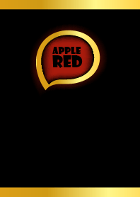 Apple Red in Gold Black