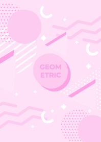 Geometric Sweet Pig Pink 2