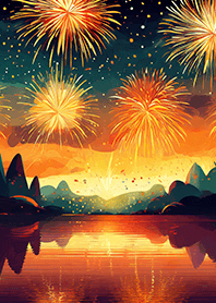 Beautiful Fireworks Theme#241