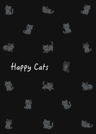 Happy Cat Daily Life-black1