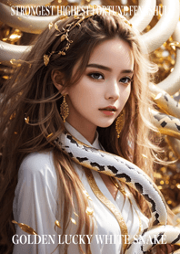 Golden Lucky White Snake 28