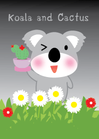 โคอาล่าและกระบองเพชร