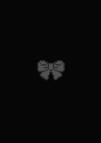 kawaii ribbon black