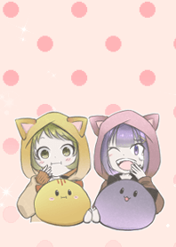 Smiles of cat ears hoodies