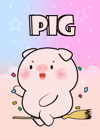 Cute Naughty Pig  Theme
