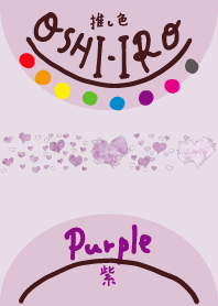 I found my OSHI-IRO , Purple-95.