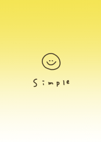Yellow gradient and smile.