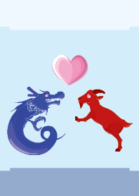 ekst Blue (Dragon) Love Red (Sheep)