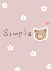 Cute cute simple bear4.