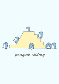 Penguin Sliding* -blue-