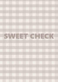 SWEET CHECK -greige-