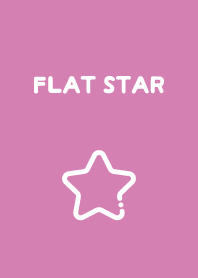 FLAT STAR - Fuchsia Pink