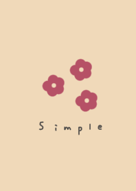 レトロなお花。