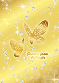 Golden glow butterfly