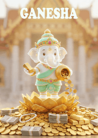 Ganesha, may you become rich 5JP
