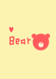 BEAR - YELLOW RED