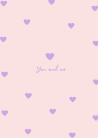 pattern heart #purplepink2