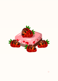 Cute Strawberry Chocolate Cake! (BGV4)