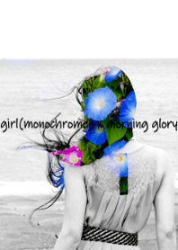 girl(monochrome) x morning glory