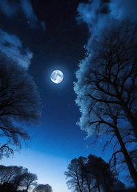 Bright Moon and Dawn 3427C6