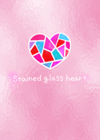 Stained glass heart