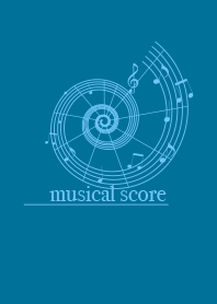musicalscore Duck blue