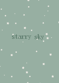 starry sky (greenbeige)