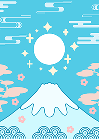 富と縁起の富士山 3