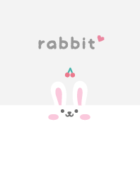 Rabbits. Cherry [White]