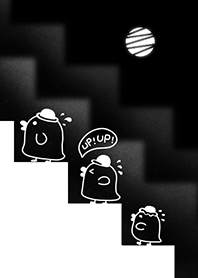 Duck! UP UP! - Black (bw5)