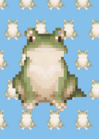 Frogpattern 픽셀 아트 테마 Blue01