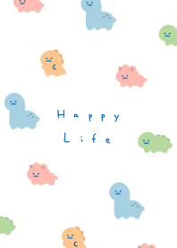 Smile Dinosaurs(NLP)/white blue.